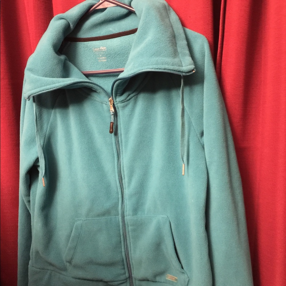 Calvin Klein Performance-Teal Fleece-Large